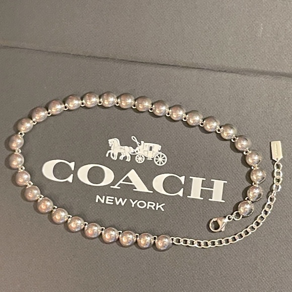 Coach sterling silver choker - Picture 1 of 6